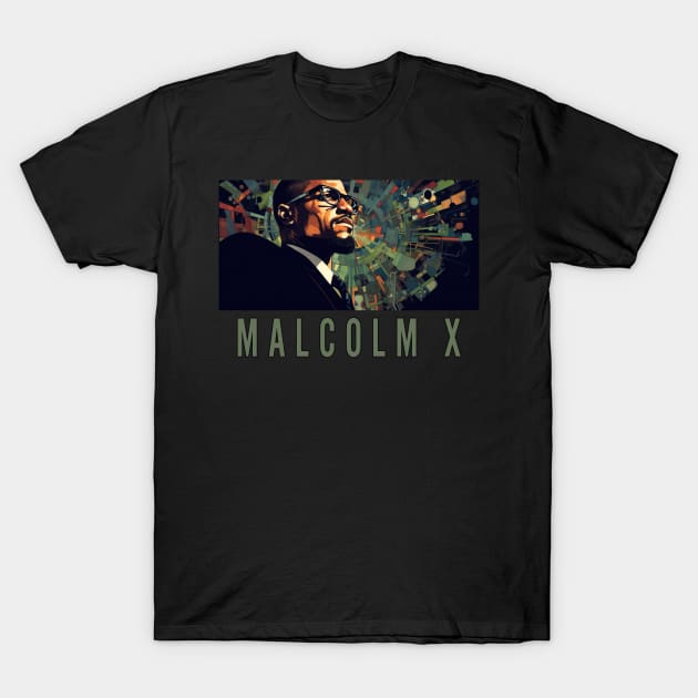 Malcolm X - Black History, Civil Rights T-Shirt by UrbanLifeApparel